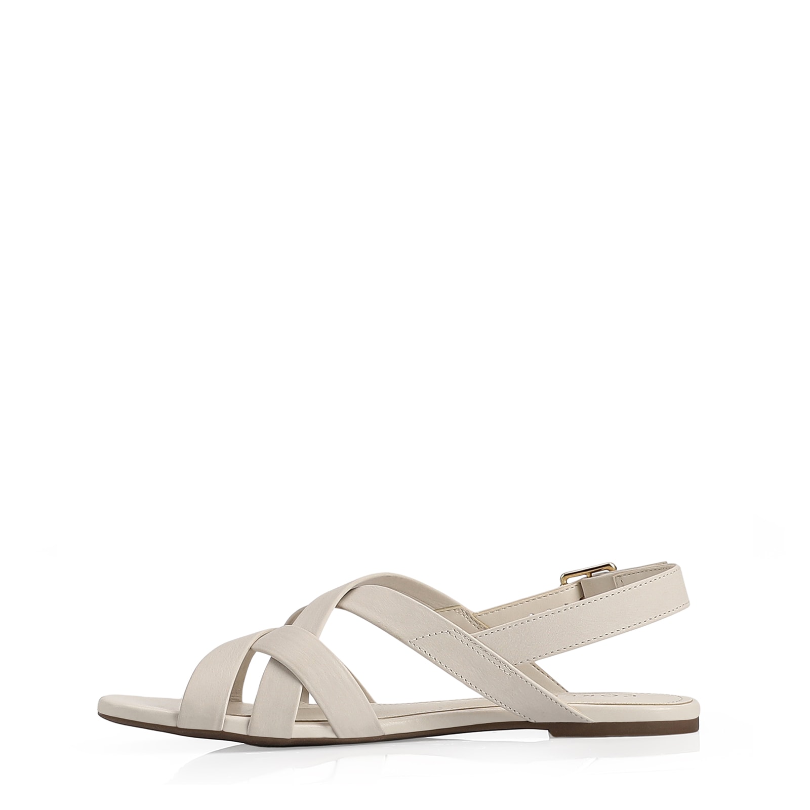 Rasteirinha Couro Off White