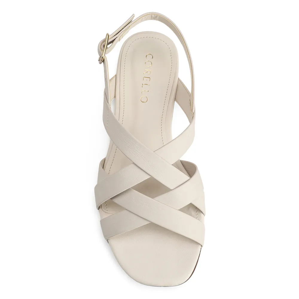 Rasteirinha Couro Off White - imagem 5