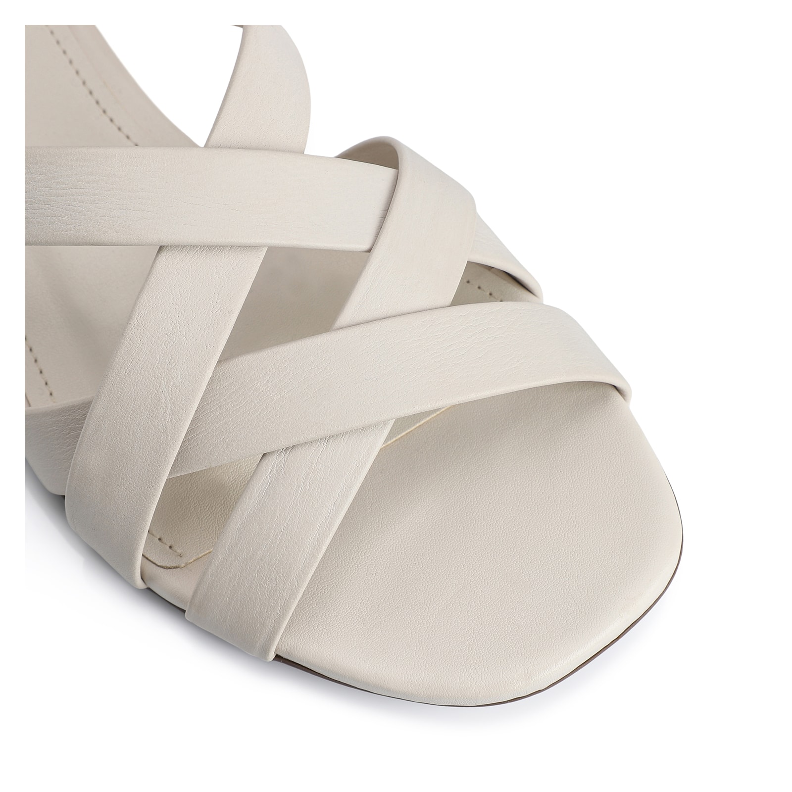 Rasteirinha Couro Off White