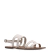 Rasteirinha Couro Off White - imagem 1