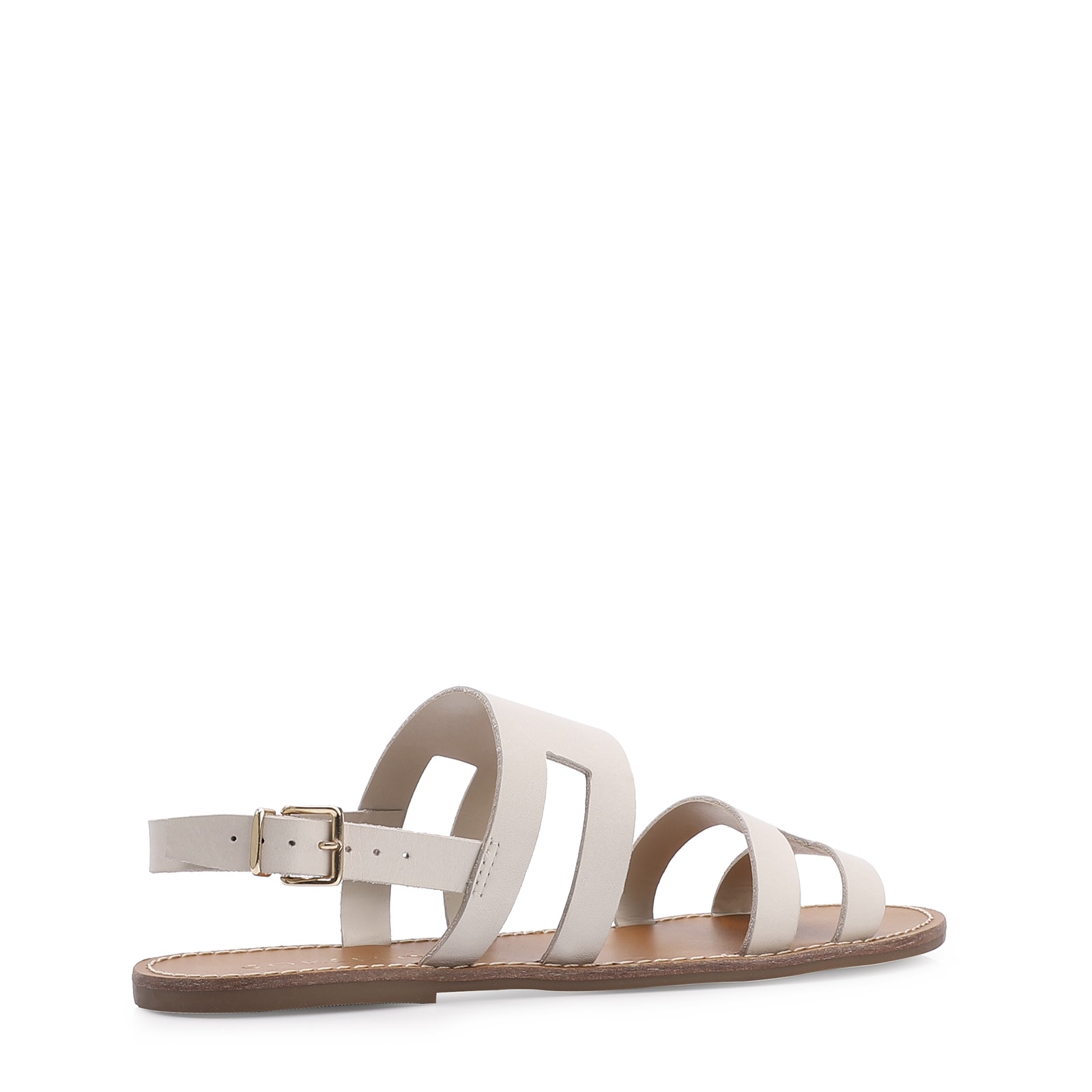 Rasteirinha Couro Off White