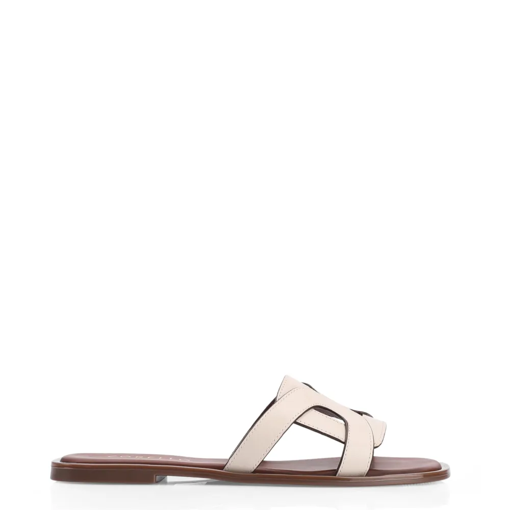 Rasteirinha Couro Off White - imagem 2