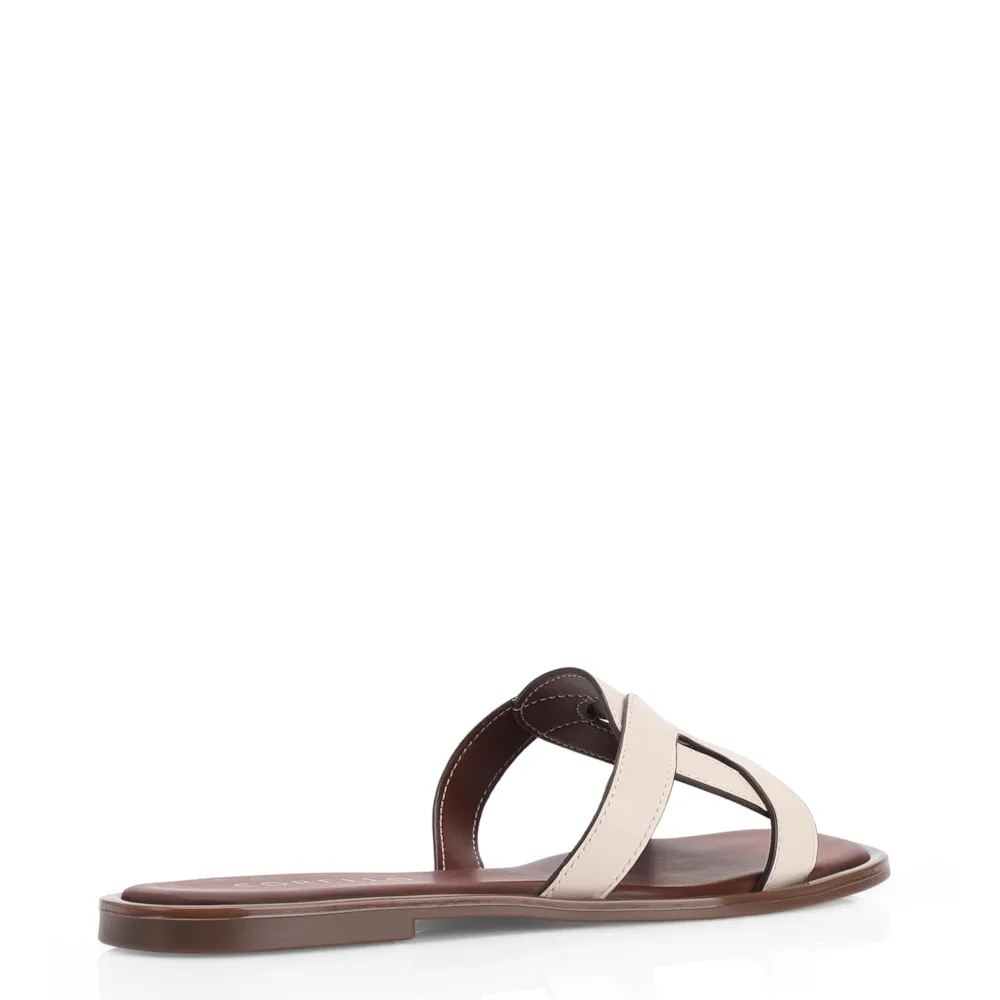 Rasteirinha Couro Off White - imagem 3