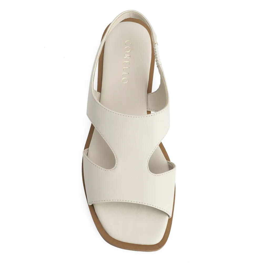 Rasteirinha Couro Off White - imagem 5
