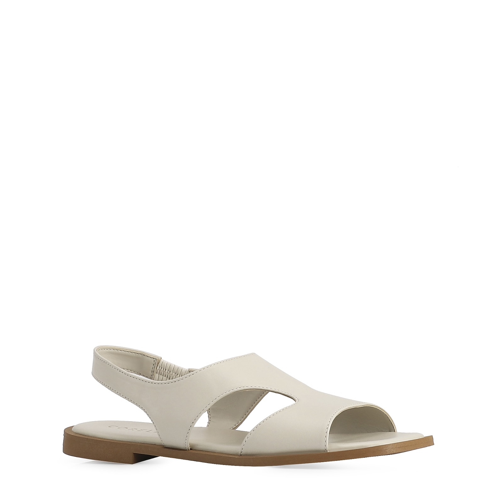 Rasteirinha Couro Off White