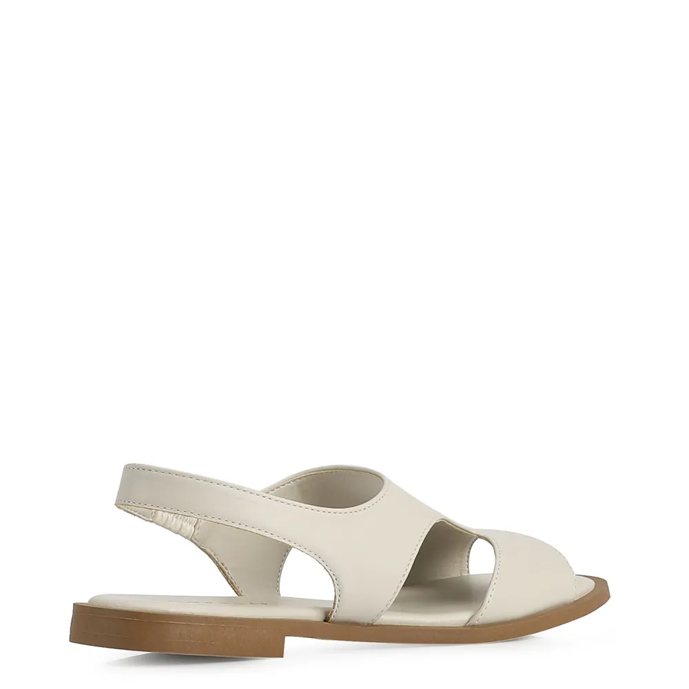 Rasteirinha Couro Off White - imagem 3