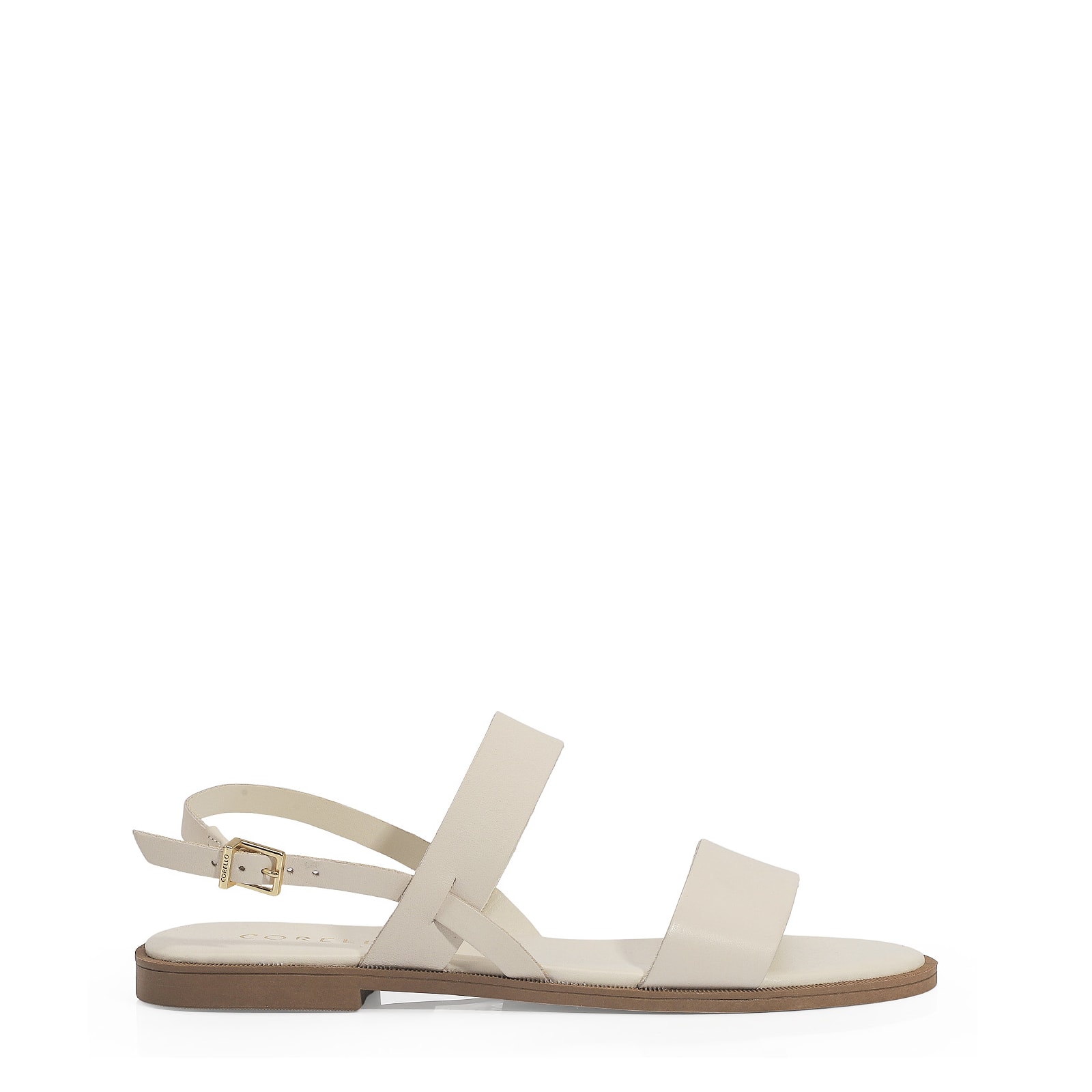 Rasteirinha Couro Off White