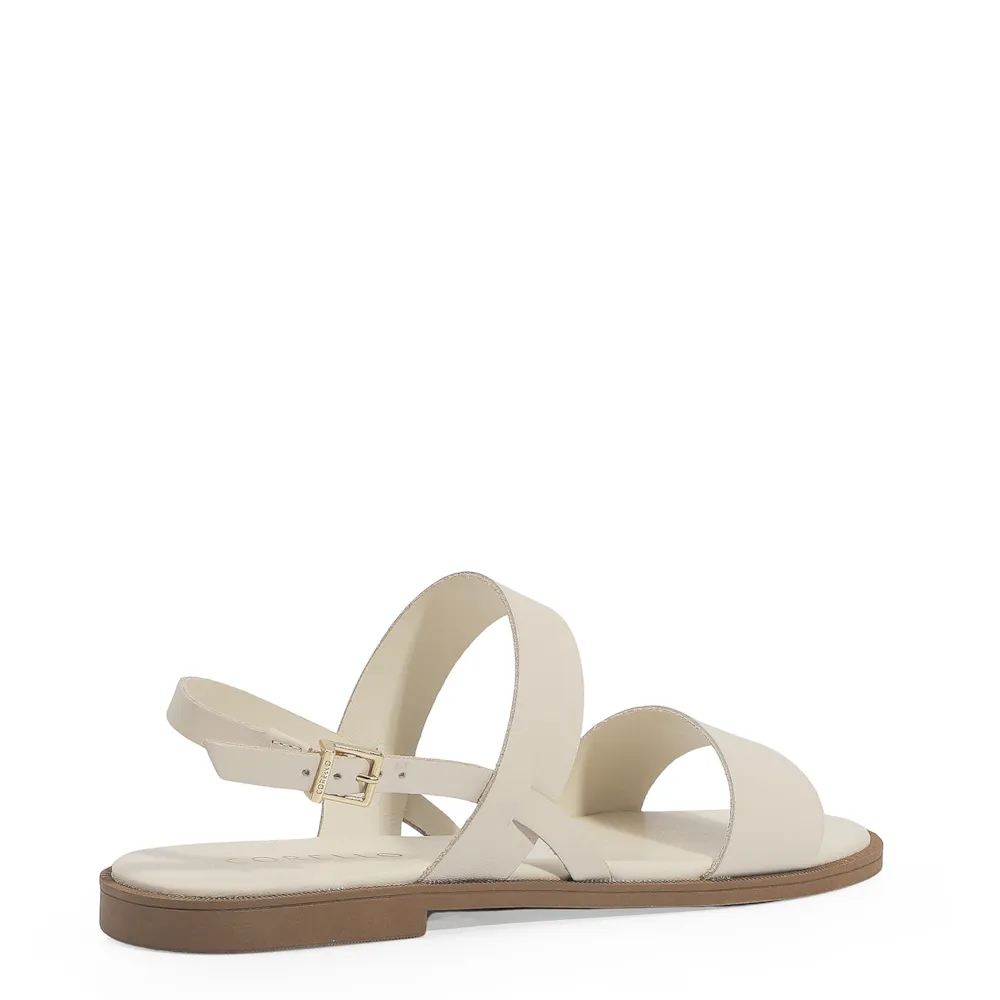 Rasteirinha Couro Off White - imagem 4