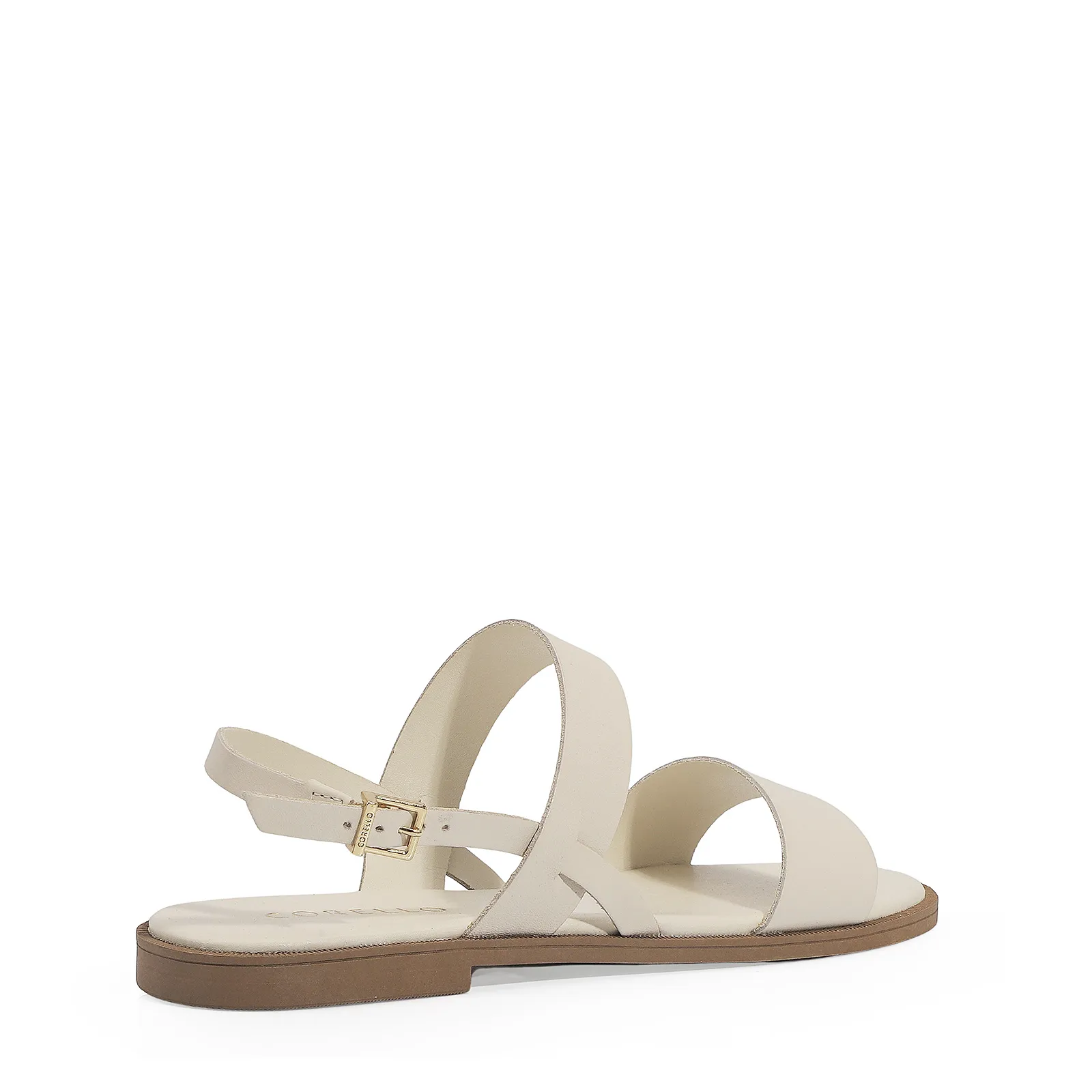 Rasteirinha Couro Off White