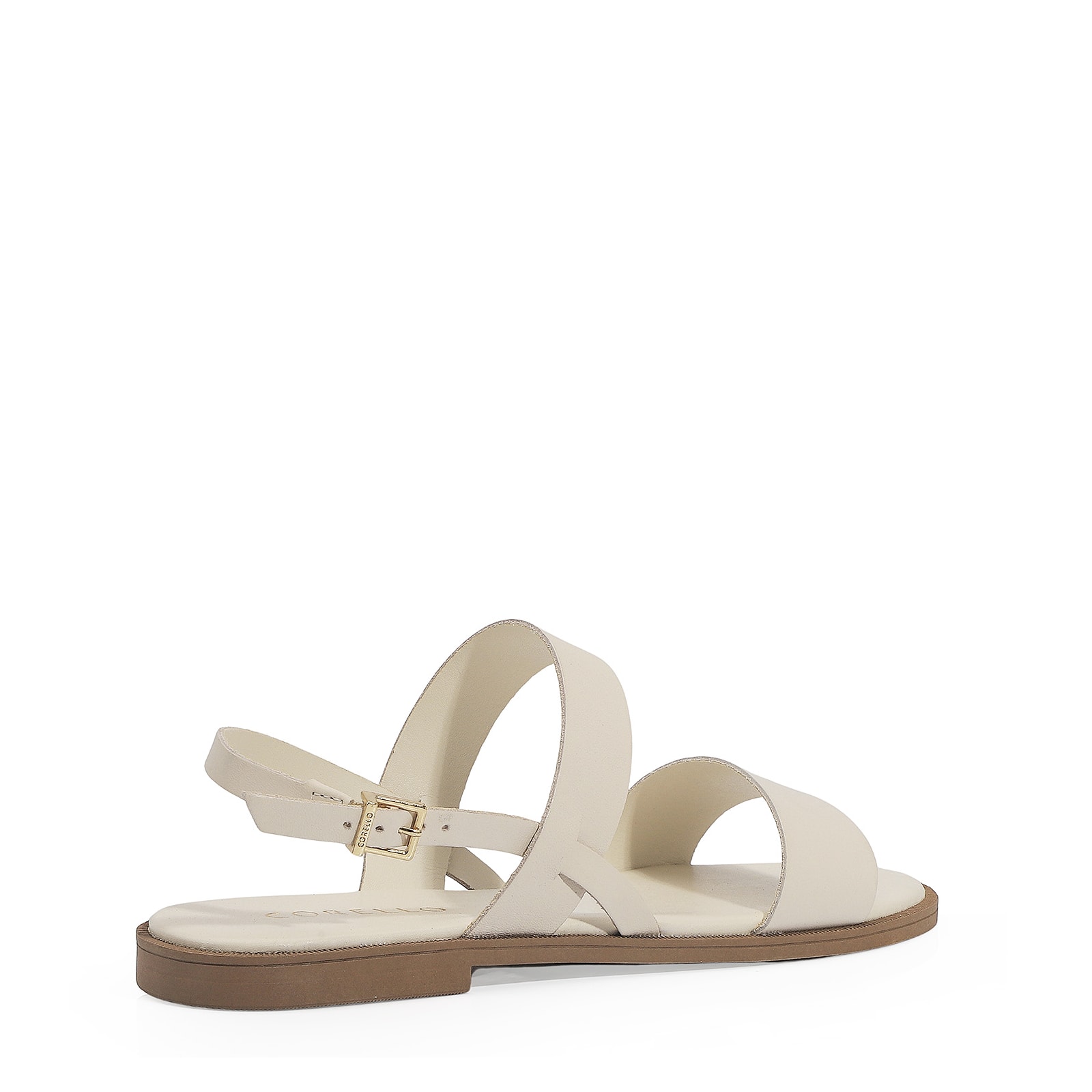 Rasteirinha Couro Off White