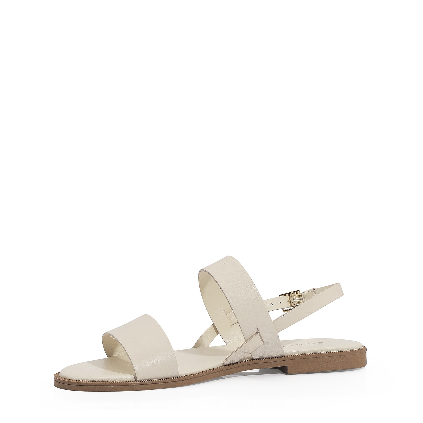 Rasteirinha Couro Off White
