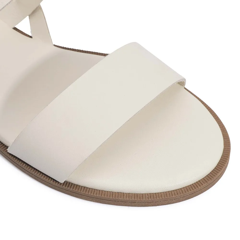 Rasteirinha Couro Off White - imagem 7