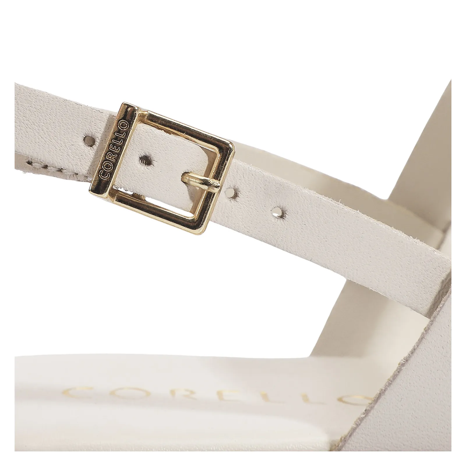 Rasteirinha Couro Off White