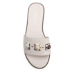 Rasteirinha Couro Off White - imagem 5