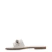 Rasteirinha Couro Off White - imagem 4