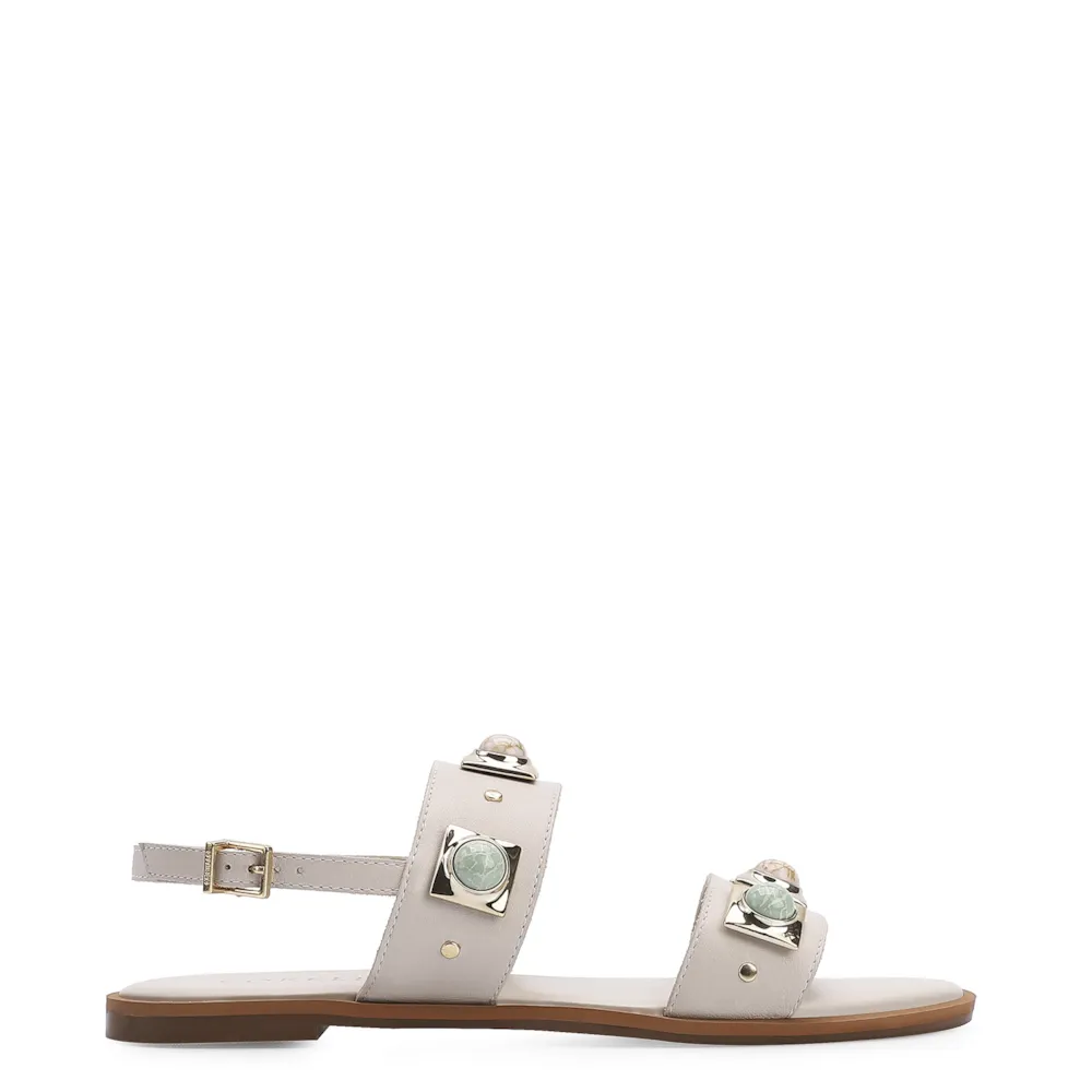 Rasteirinha Couro Off White - imagem 2