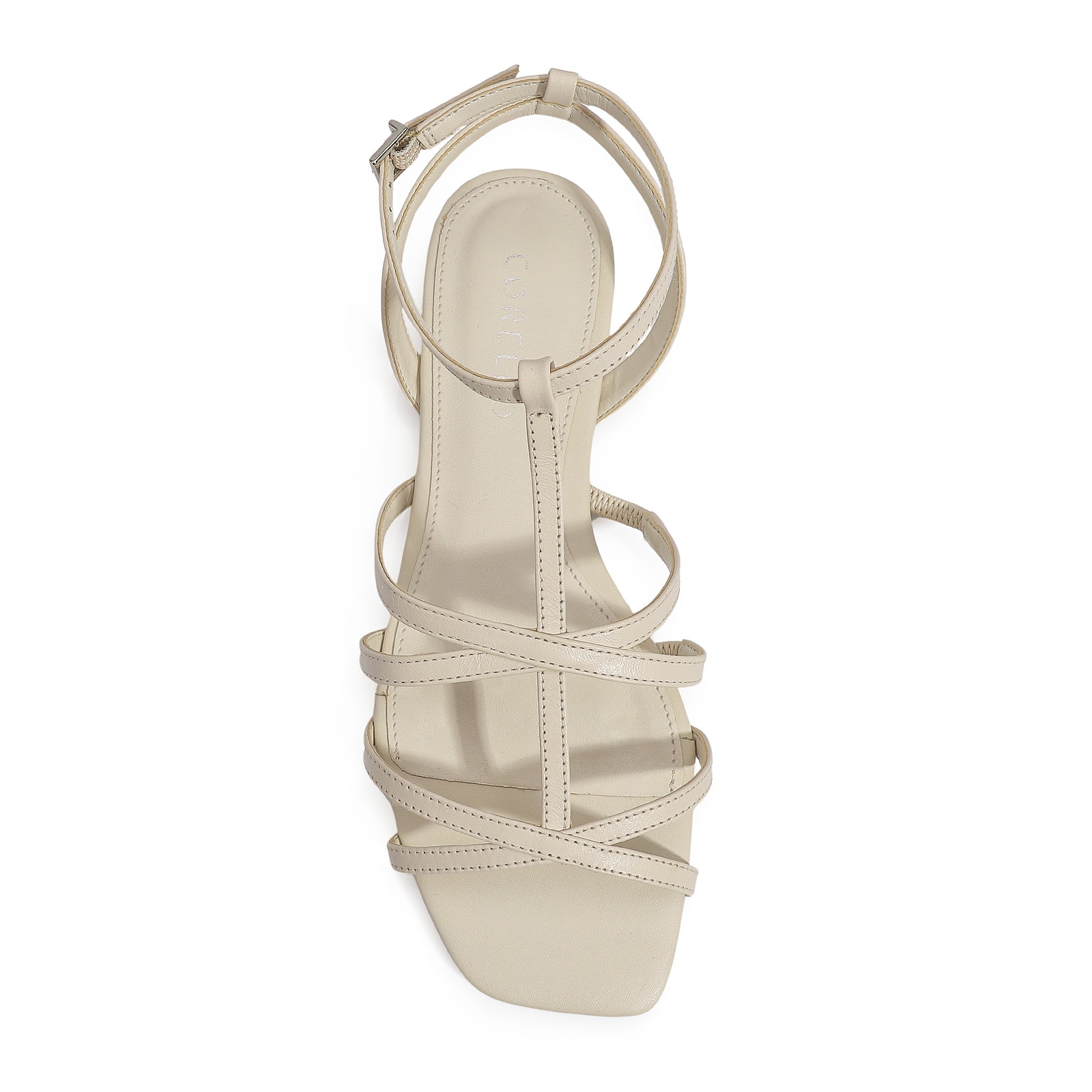 Rasteirinha Couro Off White