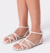 Rasteirinha Couro Off White - imagem 2