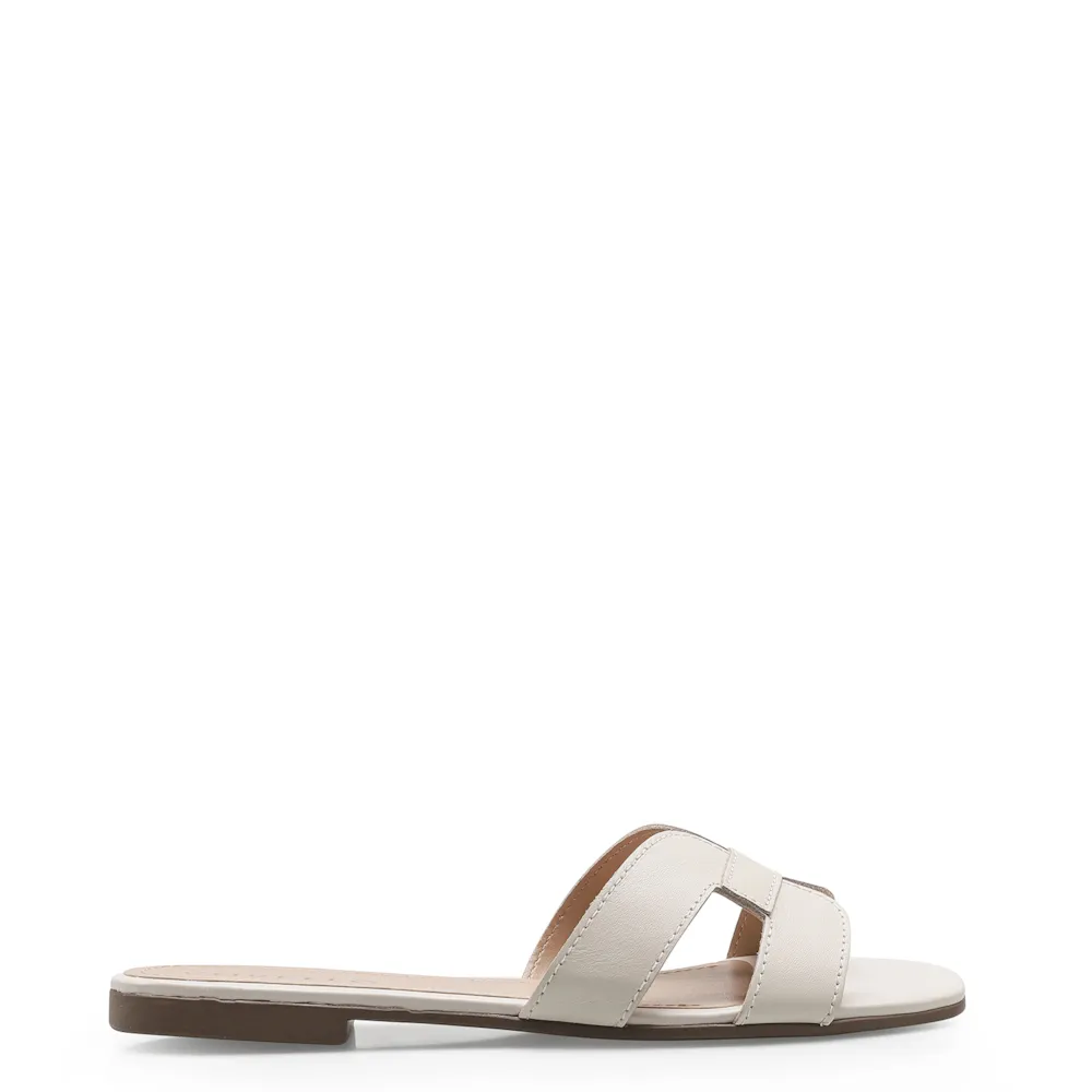 Rasteirinha Couro Off White - imagem 2