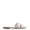 Rasteirinha Couro Off White - imagem 2