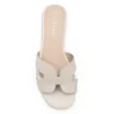 Rasteirinha Couro Off White - imagem 5