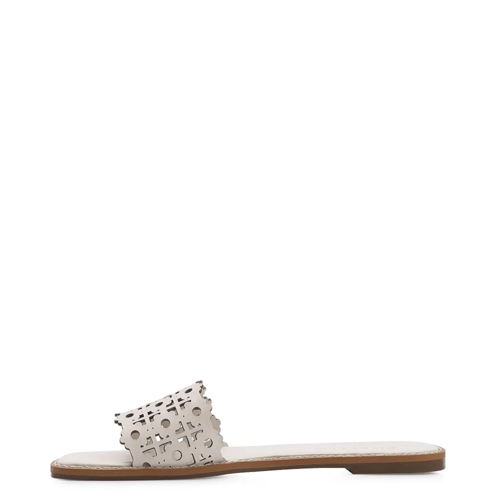 Rasteirinha Couro Off White - imagem 4