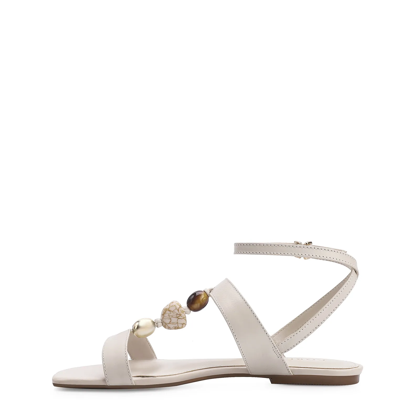 Rasteirinha Couro Off White