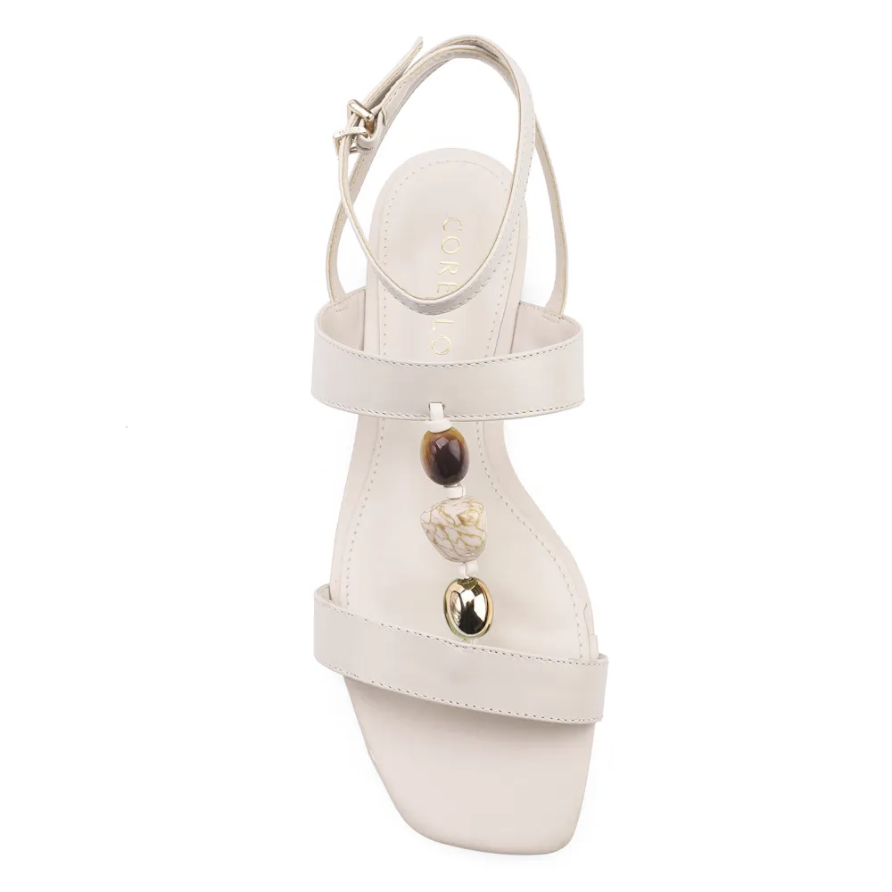 Rasteirinha Couro Off White - imagem 6
