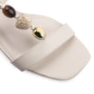 Rasteirinha Couro Off White - imagem 7