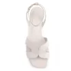 Rasteirinha Couro Off White - imagem 5