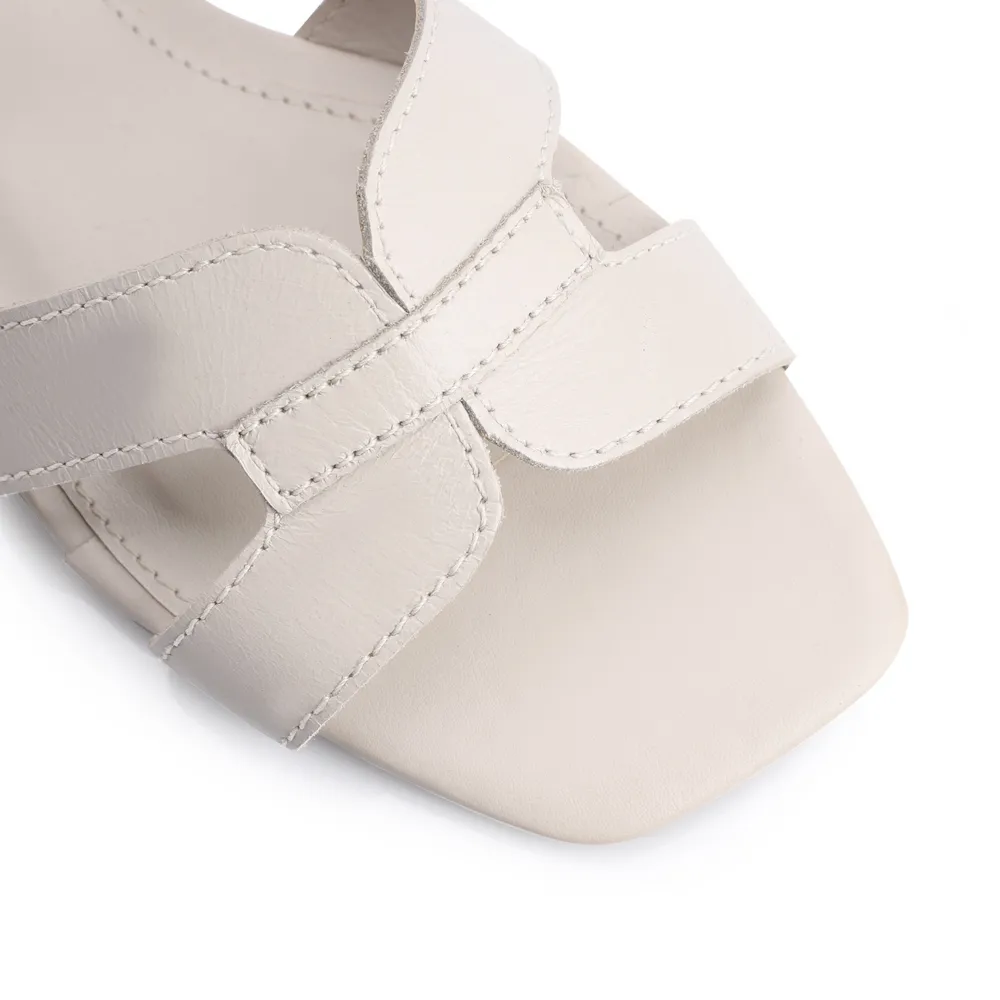 Rasteirinha Couro Off White - imagem 6