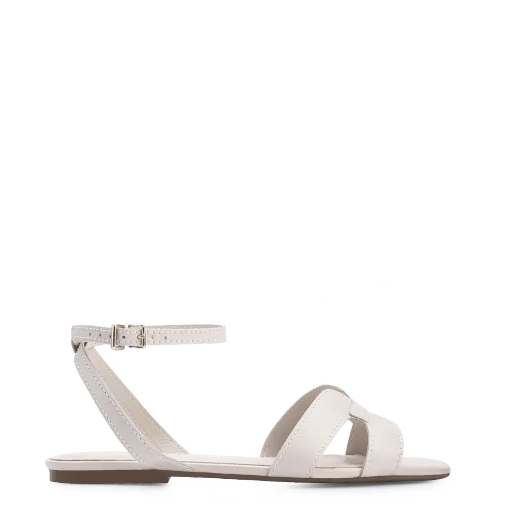 Rasteirinha Couro Off White - imagem 2