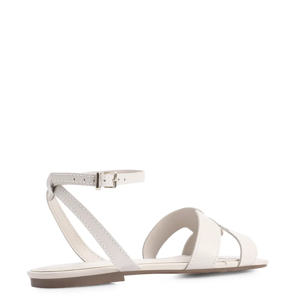 Rasteirinha Couro Off White - imagem 3
