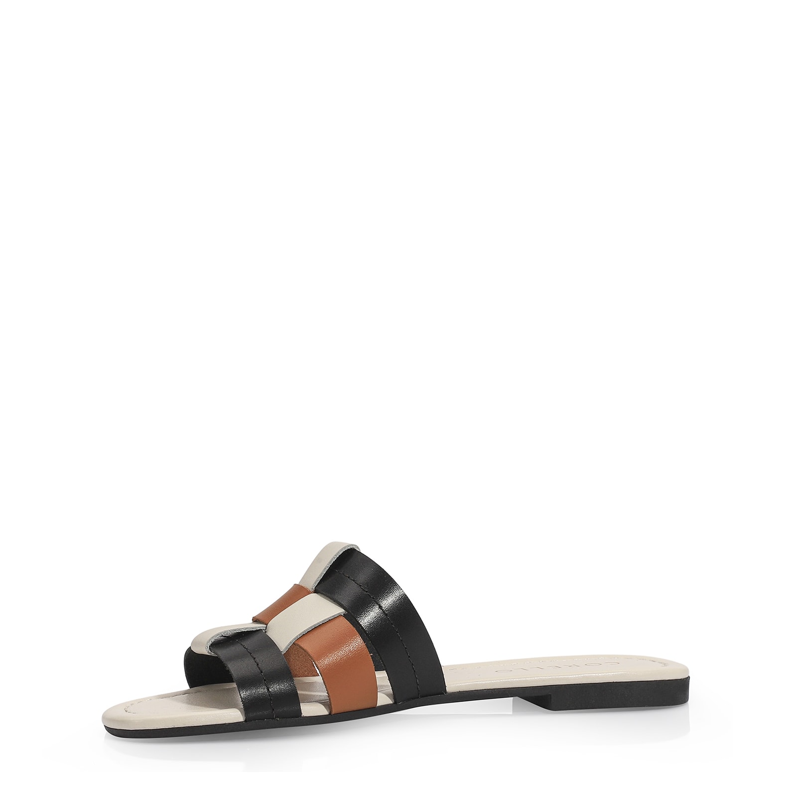 Rasteirinha Couro Off White