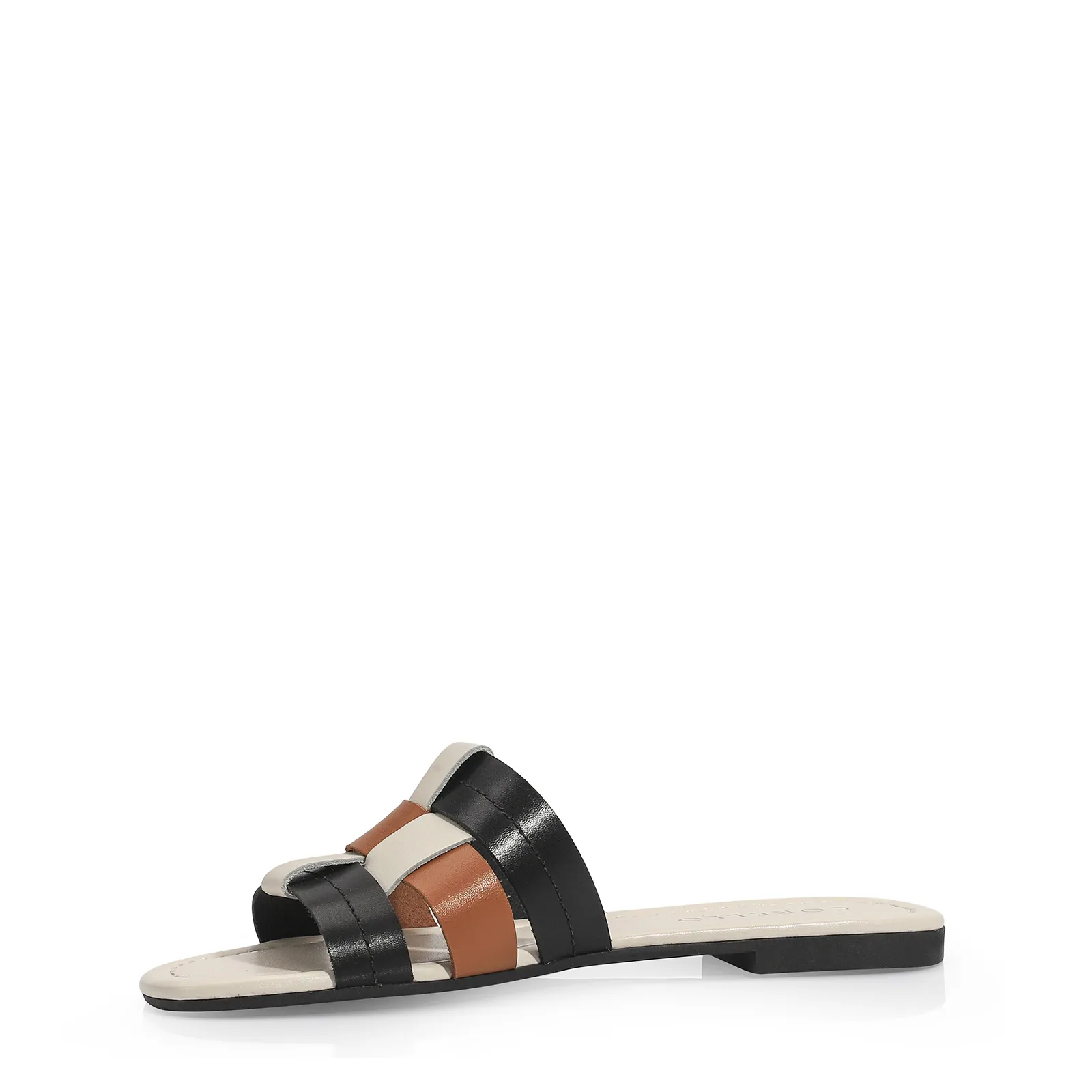 Rasteirinha Couro Off White