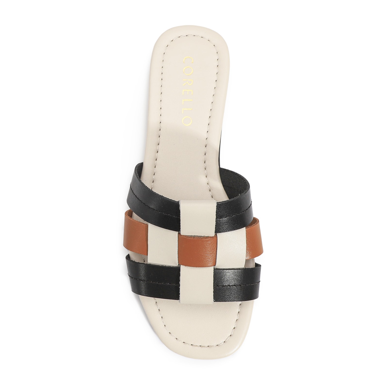 Rasteirinha Couro Off White