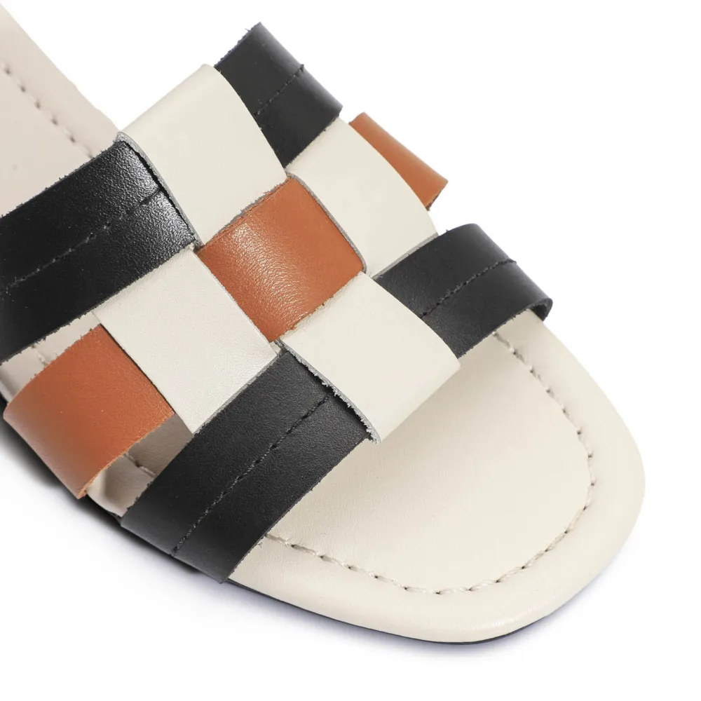 Rasteirinha Couro Off White - imagem 6