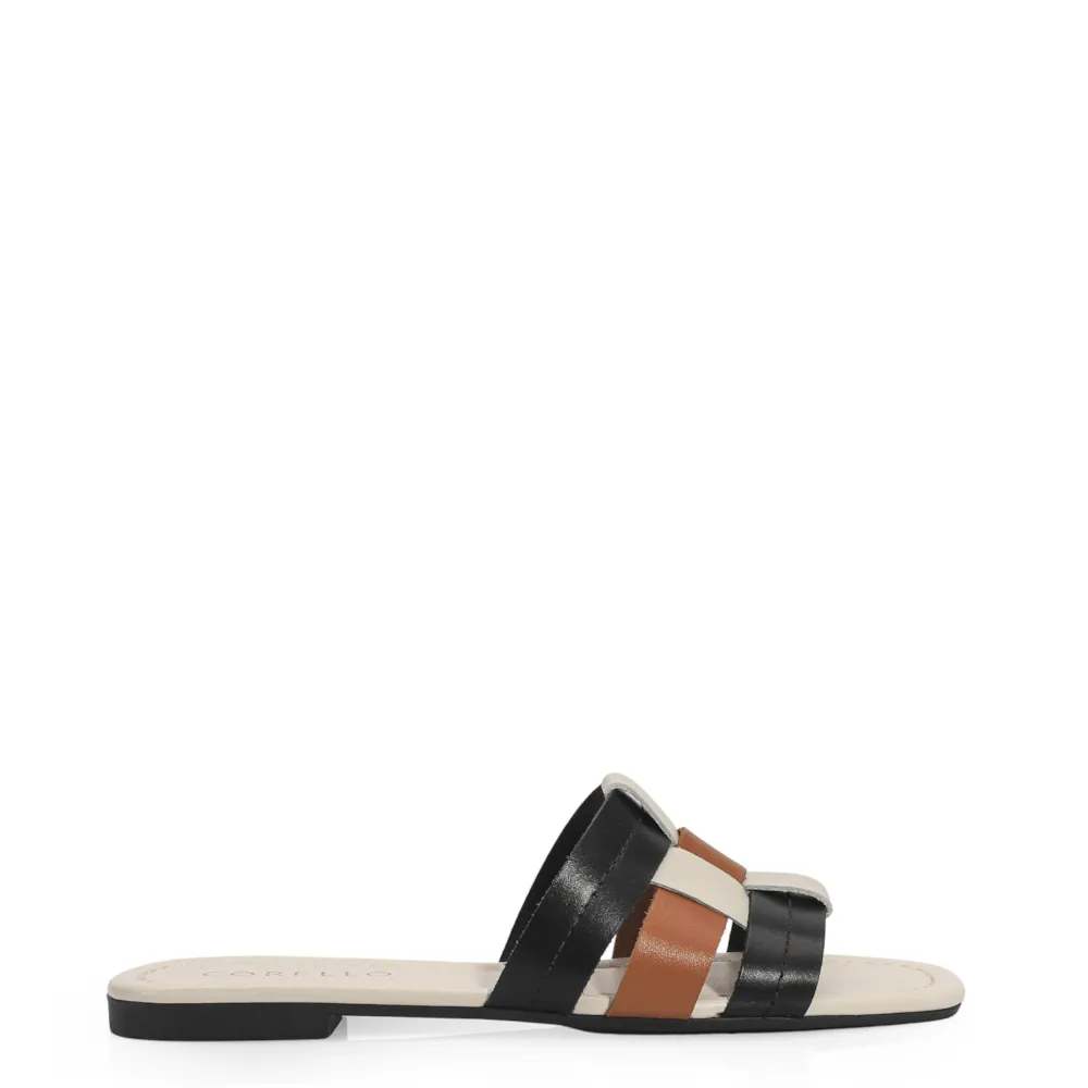 Rasteirinha Couro Off White - imagem 2