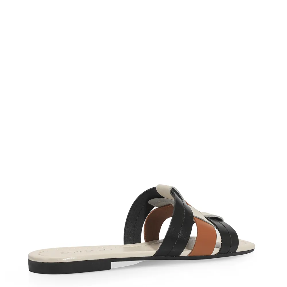 Rasteirinha Couro Off White - imagem 3
