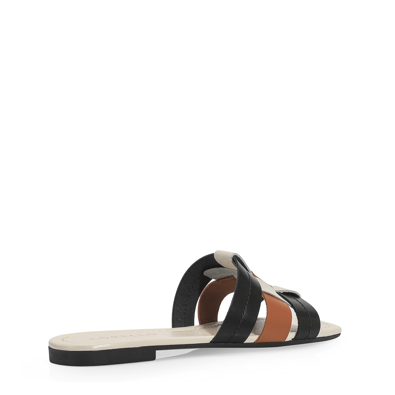 Rasteirinha Couro Off White