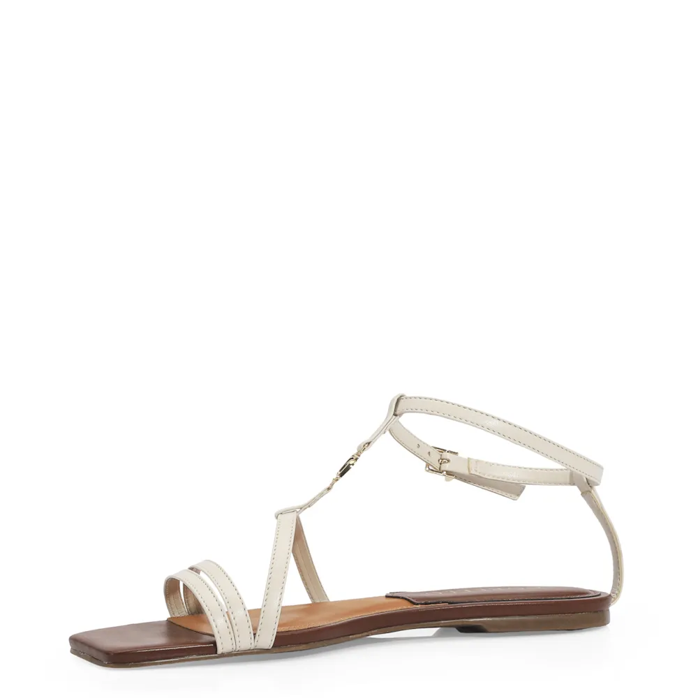 Rasteirinha Couro Off White - imagem 4