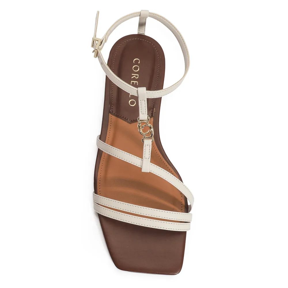 Rasteirinha Couro Off White - imagem 5