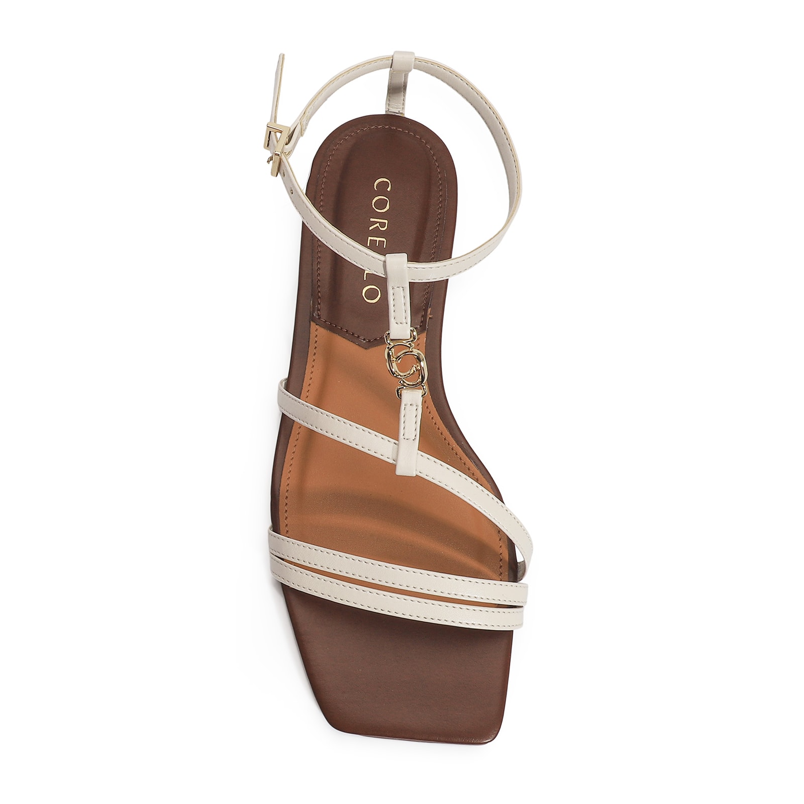 Rasteirinha Couro Off White