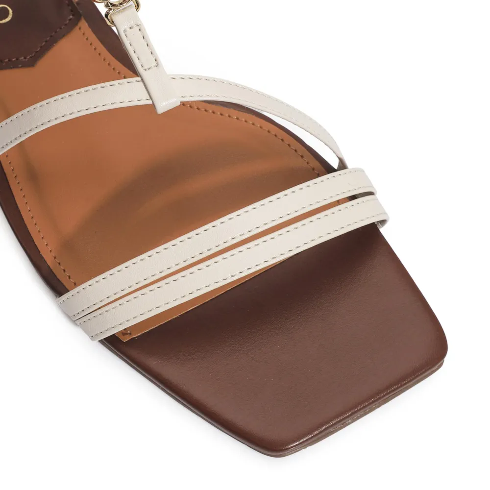 Rasteirinha Couro Off White - imagem 6