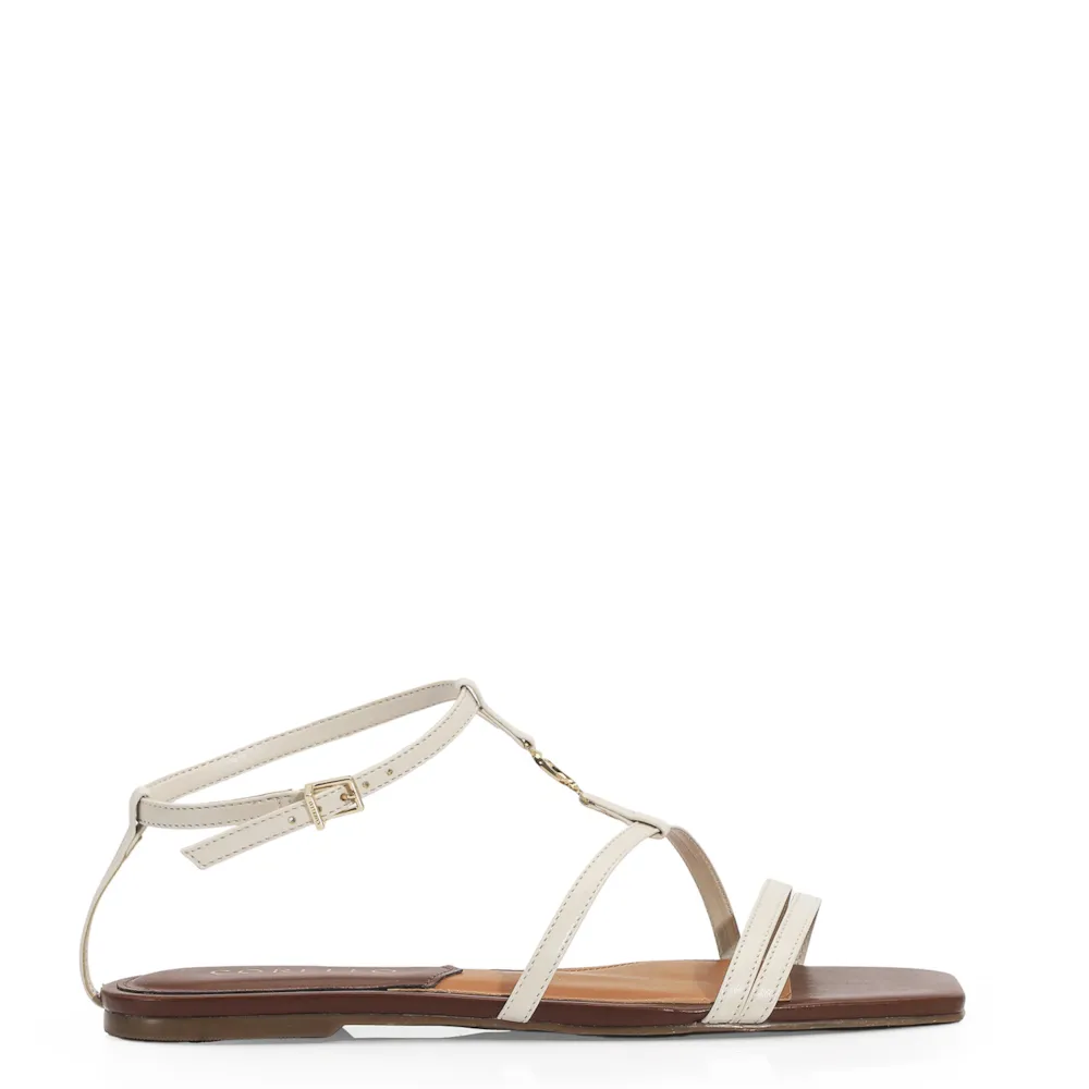 Rasteirinha Couro Off White - imagem 2