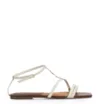 Rasteirinha Couro Off White - imagem 2