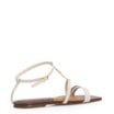 Rasteirinha Couro Off White - imagem 3