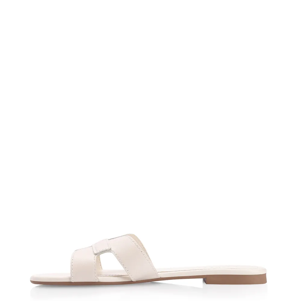 Rasteirinha Couro Off White - imagem 4