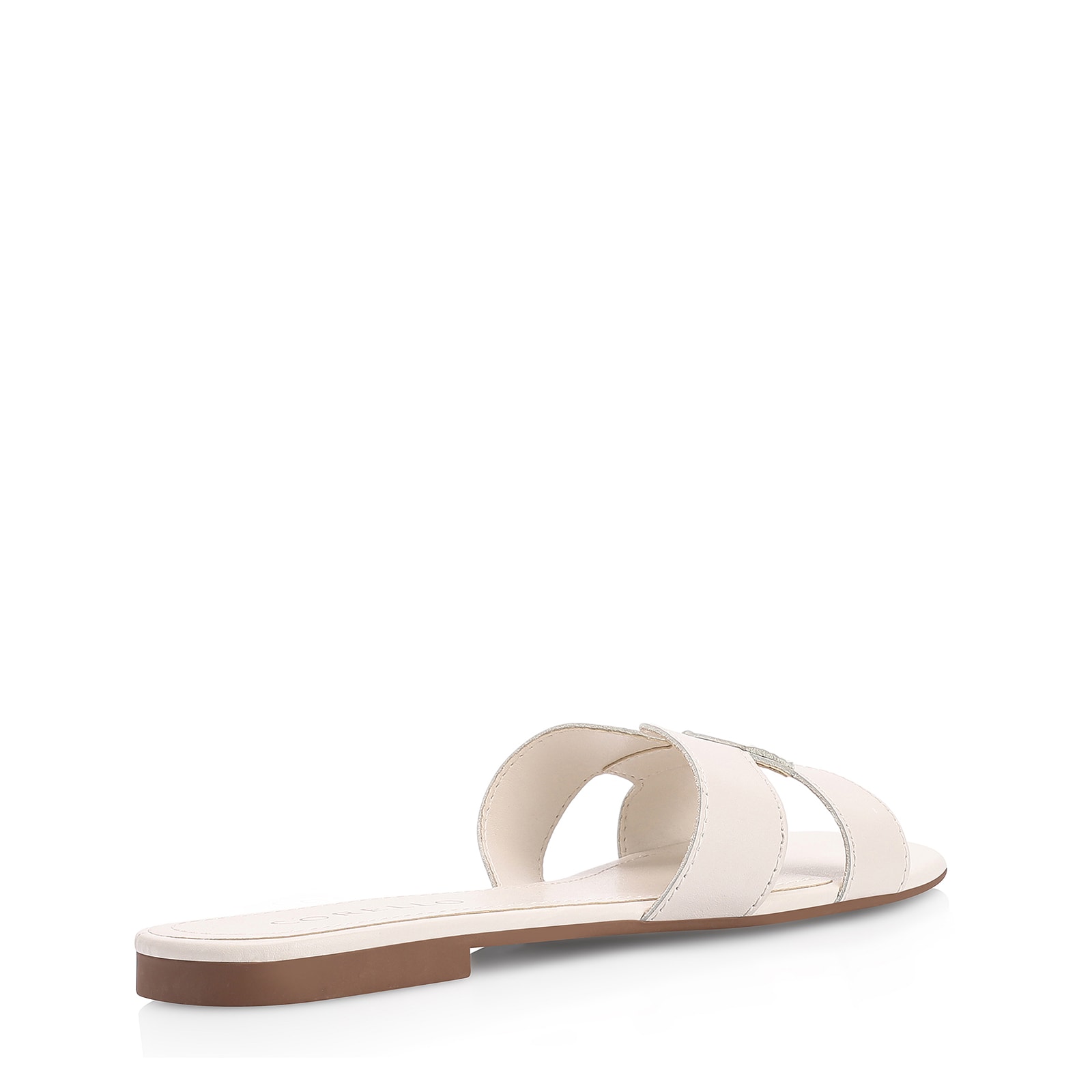 Rasteirinha Couro Off White