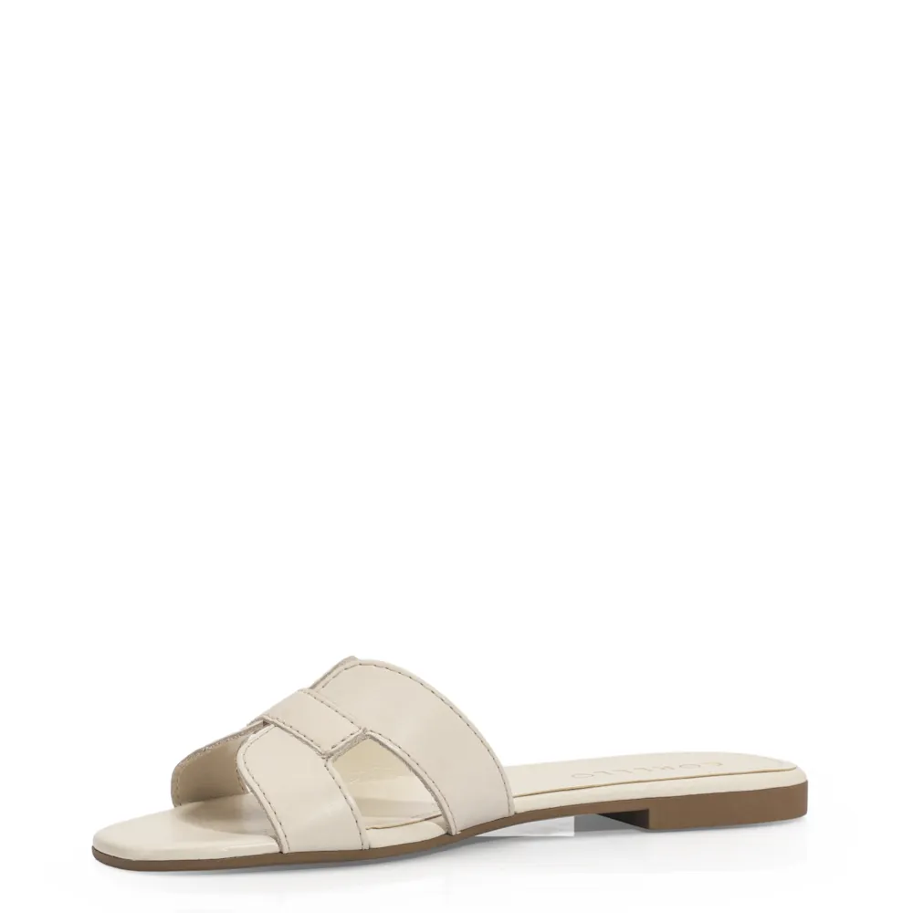Rasteirinha Couro Off White - imagem 5
